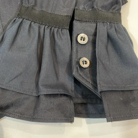 ETRO Milano Luxury Boutique Blouse Size 48 US 12 Dramatic Ruffle Collar Cuffs - Picture 8 of 16